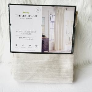 Room Darkening Curtain52"×95" One Panel, Threshold